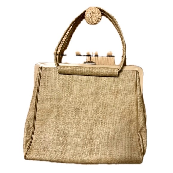 Vintage 60s Beige Doctor Bag [RARE] - Picture 2 of 14